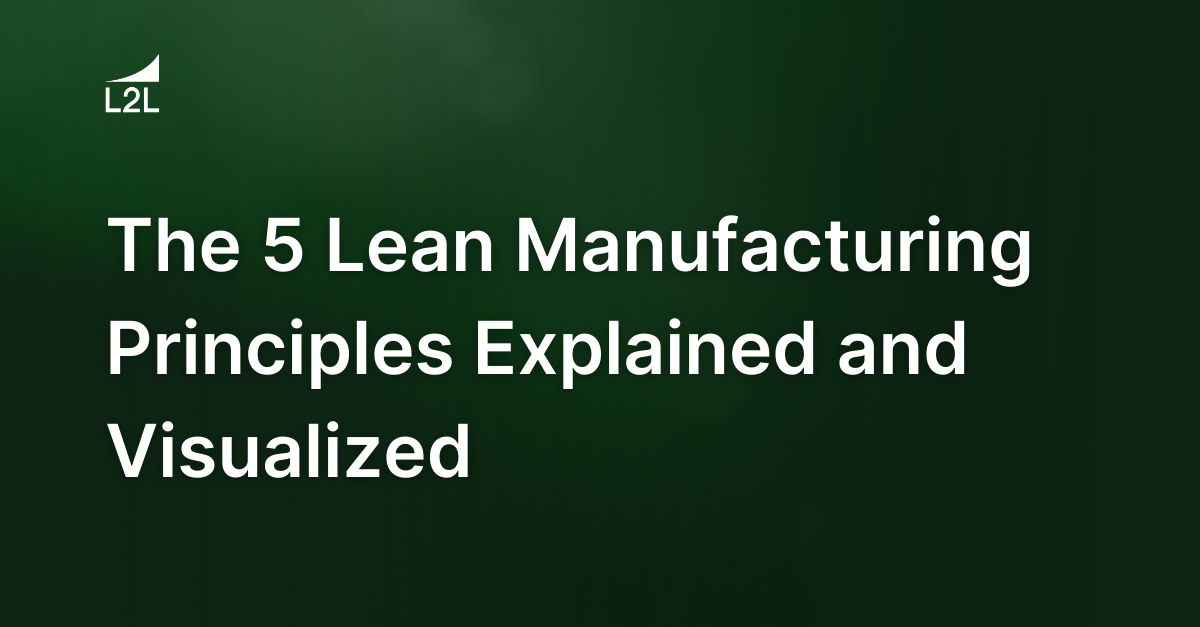 The 5 Lean Manufacturing Principles Explained and Visualized