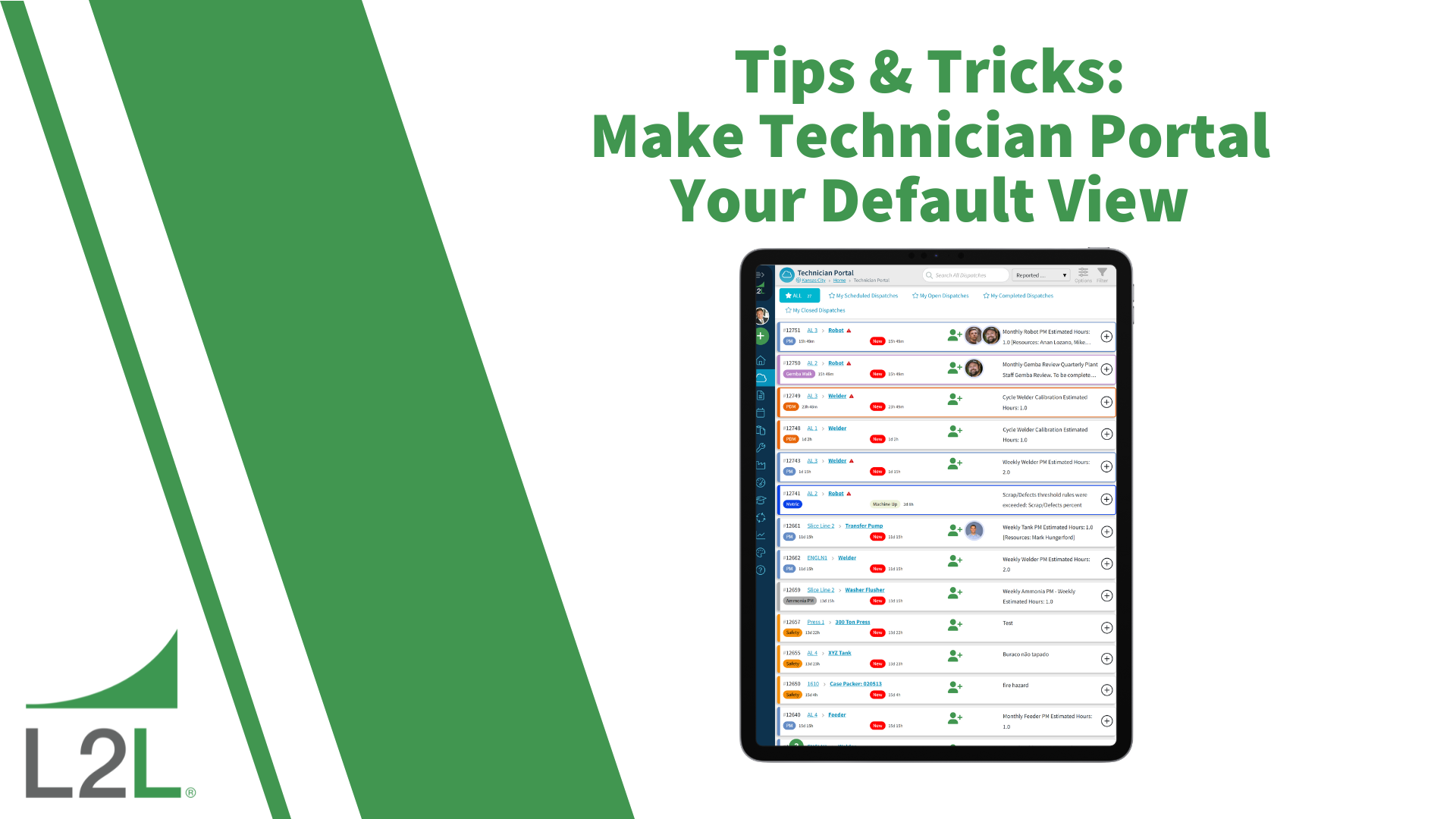 Tips & Tricks: Make Technician Portal Your Default View