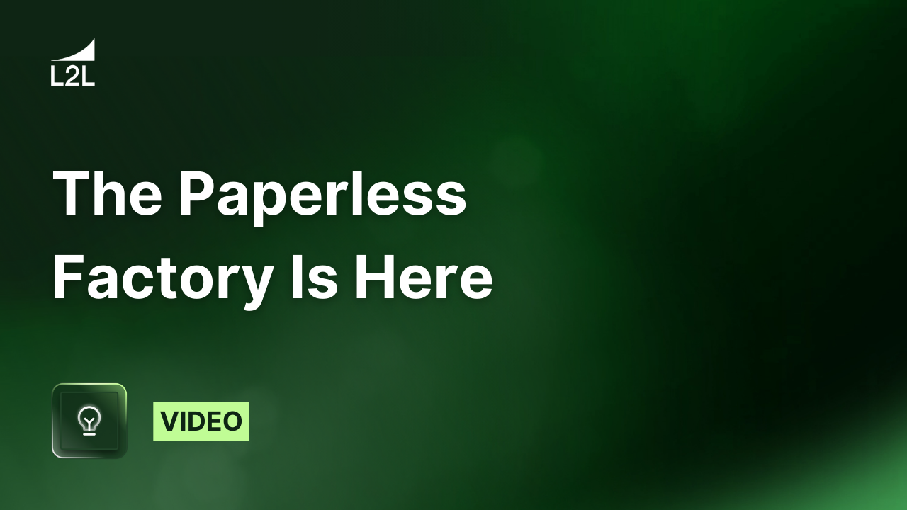 Video: The Paperless Factory Is Here