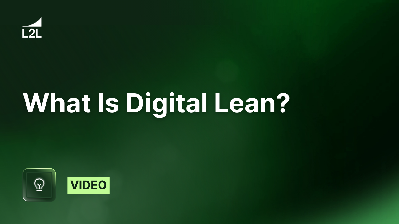 Video: What Is Digital Lean?