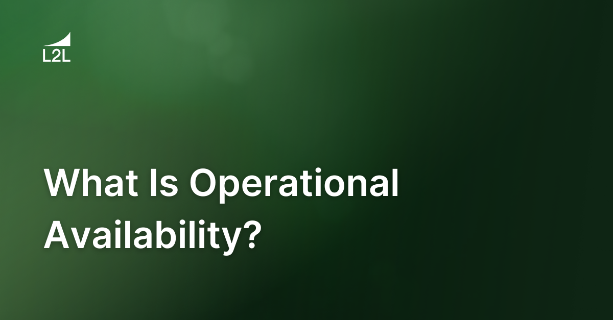 What Is Operational Availability?